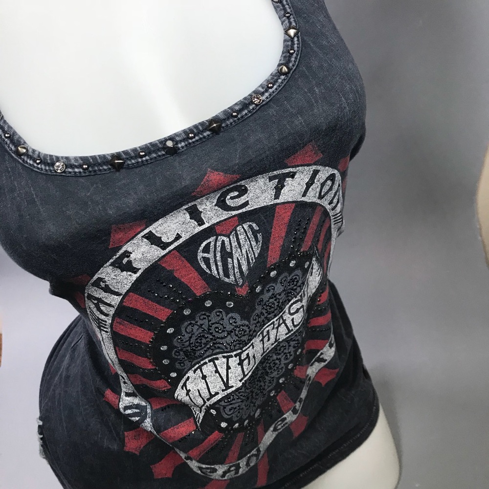 Studded affliction tank